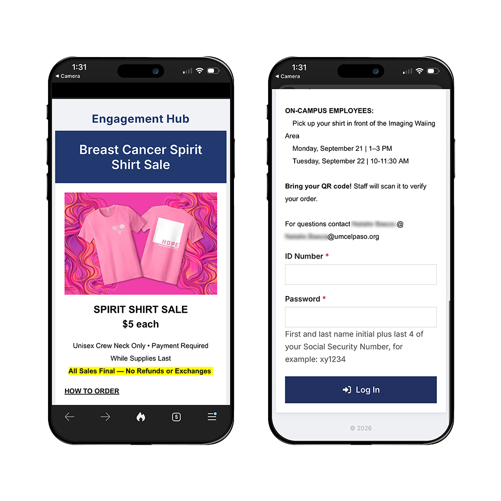 mobile EPCHD engagement portal