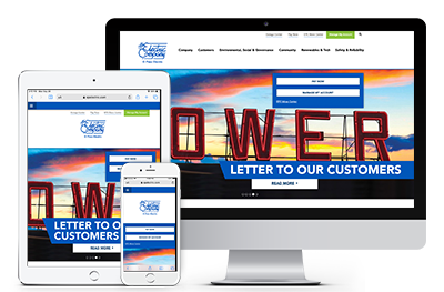 Responsive Website El Paso Electric